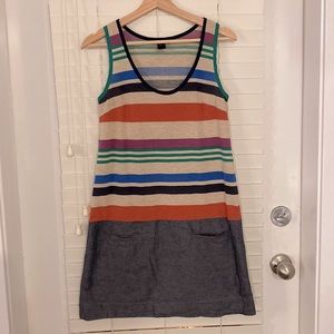 Summer dress - cotton top with denim bottom